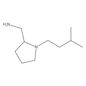 [1-(3-Methylbutyl)pyrrolidin-2-yl]methanamine Structure