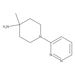 4-Methyl-1-(3-pyridazinyl)-4-piperidinamine Structure