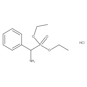 diethyl[(S)-amino(phenyl)methyl]phosphonatehydrochloride结构式