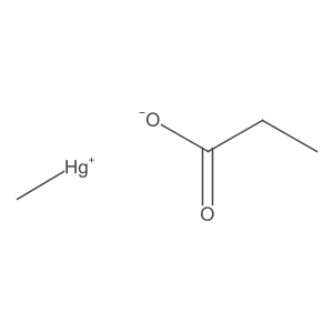 Mercury, methyl(propanoato-O)-结构式