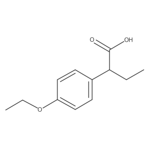 2-(4-Ethoxyphenyl)butanoic acid Structure