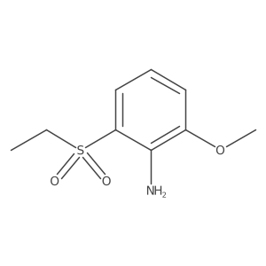 2-(Ethylsulfonyl)-6-methoxybenzenamine Structure