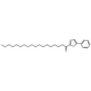 1-(5-Pyridin-2-yl-oxazol-2-yl)-octadecan-1-one结构式