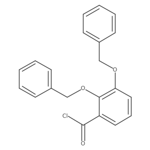 2,3-bis(phenylmethoxy)benzoyl Chloride结构式