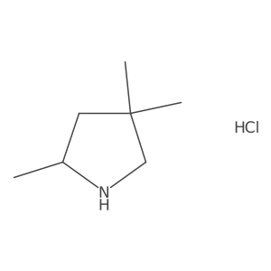 2,4,4-Trimethylpyrrolidine hydrochloride Structure