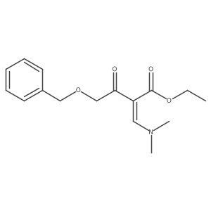 Ethyl 3-(dimethylamino)-2-[2-(phenylmethoxy)acetyl]prop-2-enoate Structure