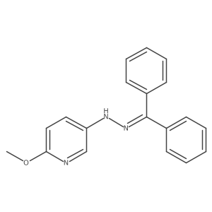 5-(2-(Diphenylmethylene)hydrazinyl)-2-methoxypyridine Structure