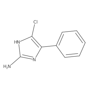 5-chloro-4-phenyl-1H-imidazol-2-amine结构式