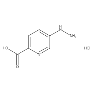 5-Hydrazinylpyridine-2-carboxylic acid hydrochloride Structure
