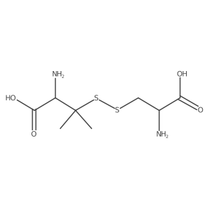 3-{[(2R)-2-Amino-2-carboxyethyl]disulfanyl}-L-valine Structure