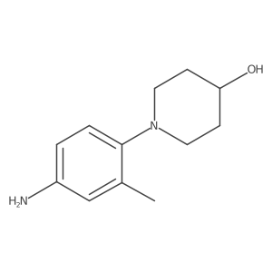1-(4-Amino-2-methylphenyl)-4-piperidinol Structure