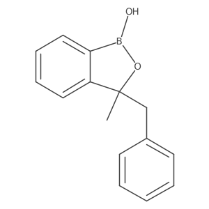 1,3-Dihydro-1-hydroxy-3-methyl-3-(phenylmethyl)-2,1-benzoxaborole Structure