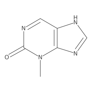3-methyl-7H-purin-2-one结构式