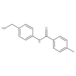 N-[4-(Aminomethyl)phenyl]-4-methylbenzamide结构式