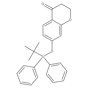 7-{[tert-butyl(diphenyl)silyl]oxy}-2,3-dihydro-4H-chromen-4-one Structure