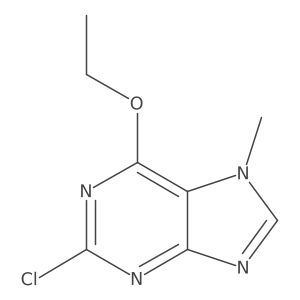 2-Chloro-6-ethoxy-7-methyl-7H-purine结构式