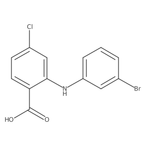 2-(3-Bromo-phenylamino)-4-chlorobenzoic acid Structure