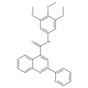 2-(pyridin-2-yl)-N-(3,4,5-trimethoxyphenyl)quinoline-4-carboxamide Structure