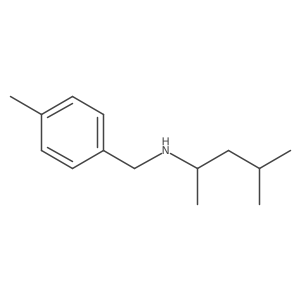 (4-Methylpentan-2-yl)[(4-methylphenyl)methyl]amine结构式