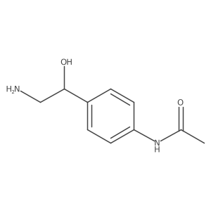 n-(4-(2-Amino-1-hydroxyethyl)phenyl)acetamide Structure