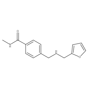 4-{[(Furan-2-ylmethyl)amino]methyl}-N-methylbenzamide Structure