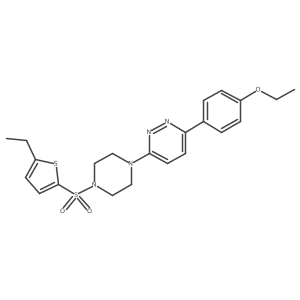 3-(4-Ethoxyphenyl)-6-(4-((5-ethylthiophen-2-yl)sulfonyl)piperazin-1-yl)pyridazine Structure