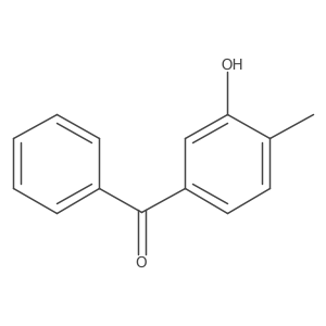 (3-Hydroxy-4-methylphenyl)(phenyl)methanone结构式