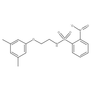 N-(2-(3,5-dimethylphenoxy)ethyl)-2-nitrobenzenesulfonamide Structure