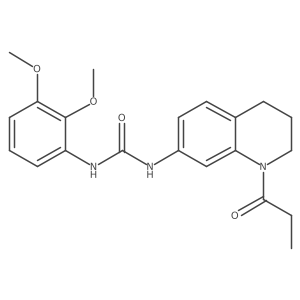 1-(2,3-Dimethoxyphenyl)-3-(1-propionyl-1,2,3,4-tetrahydroquinolin-7-yl)urea Structure