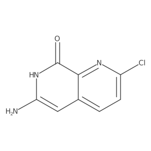 6-amino-2-chloro-1,7-naphthyridin-8(7H)-one Structure