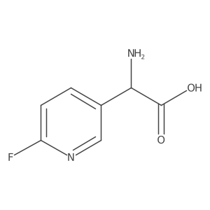 (R)-2-Amino-2-(6-fluoropyridin-3-yl)acetic acid Structure