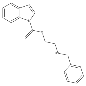 2-[(Phenylmethyl)amino]ethyl 1H-indole-1-carboxylate Structure