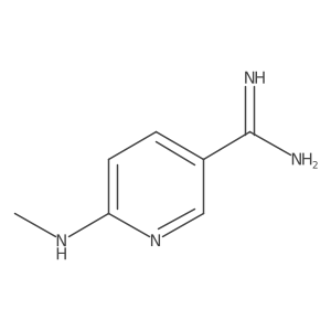 6-(Methylamino)nicotinimidamide结构式