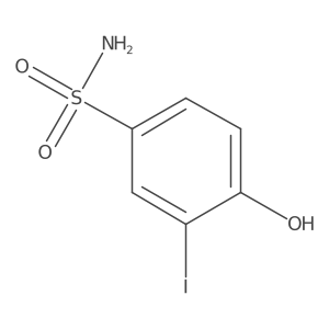 4-Hydroxy-3-iodobenzenesulfonamide Structure