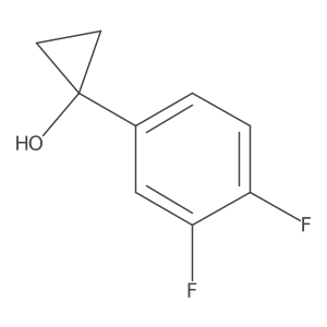 1-(3,4-Difluorophenyl)cyclopropan-1-ol Structure
