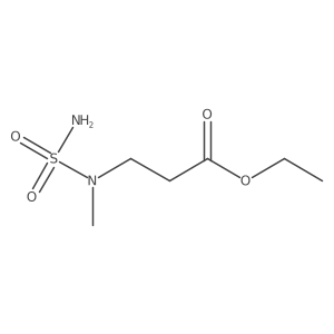 Ethyl 3-[methyl(sulfamoyl)amino]propanoate Structure