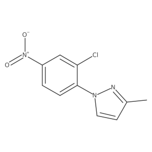1-(2-chloro-4-nitrophenyl)-3-methyl-1H-pyrazole Structure
