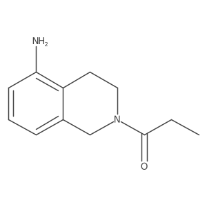 1-(5-Amino-3,4-dihydroisoquinolin-2(1h)-yl)propan-1-one Structure