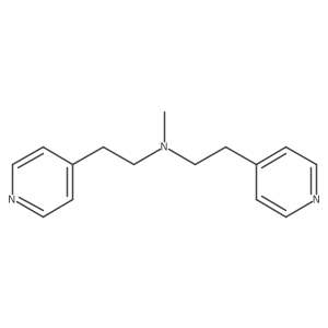 N-Methyl-2-(pyridin-4-yl)-N-(2-(pyridin-4-yl)ethyl)ethanamine结构式
