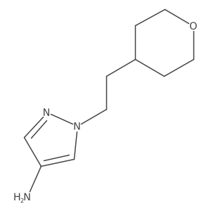 1-[2-(oxan-4-yl)ethyl]-1H-pyrazol-4-amine Structure