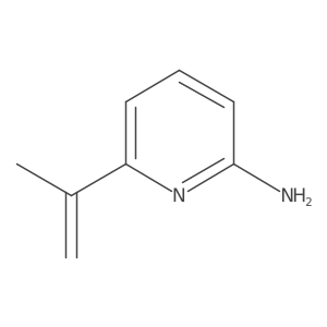 2-Amino-6-(iso-propenyl)pyridine结构式