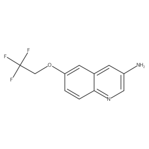 6-(2,2,2-Trifluoroethoxy)quinolin-3-amine Structure