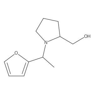 (1-(1-(Furan-2-yl)ethyl)pyrrolidin-2-yl)methanol Structure