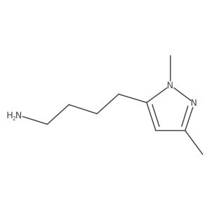 4-(1,3-Dimethyl-1h-pyrazol-5-yl)butan-1-amine Structure