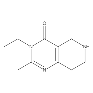 3-Ethyl-2-methyl-5,6,7,8-tetrahydropyrido[4,3-d]pyrimidin-4(3H)-one结构式