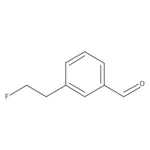 Benzaldehyde, 3-(2-fluoroethyl)- Structure