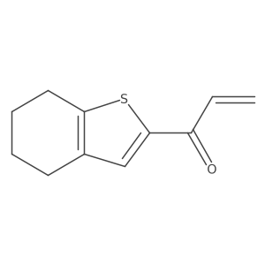 1-(4,5,6,7-Tetrahydro-1-benzothiophen-2-yl)prop-2-en-1-one Structure