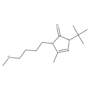 2-Tert-butyl-4-(4-methoxybutyl)-5-methyl-1,2,4-triazol-3-one Structure
