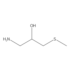 (2R)-1-amino-3-(methylsulfanyl)propan-2-ol Structure