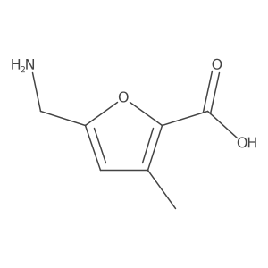 5-(Aminomethyl)-3-methylfuran-2-carboxylic acid Structure